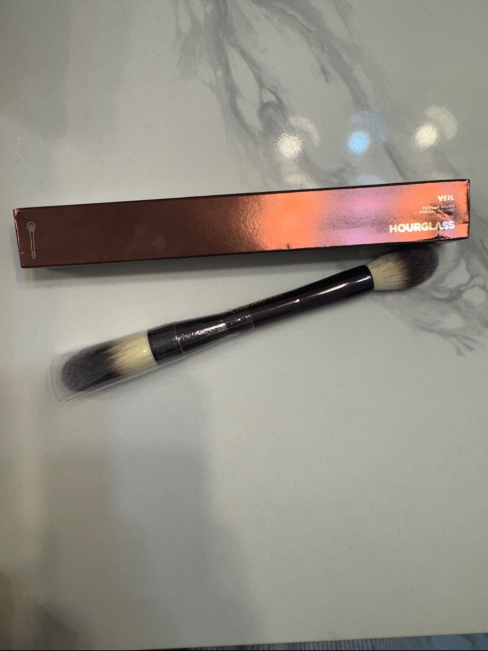 Hourglass Dual-Ended Veil Powder Brush